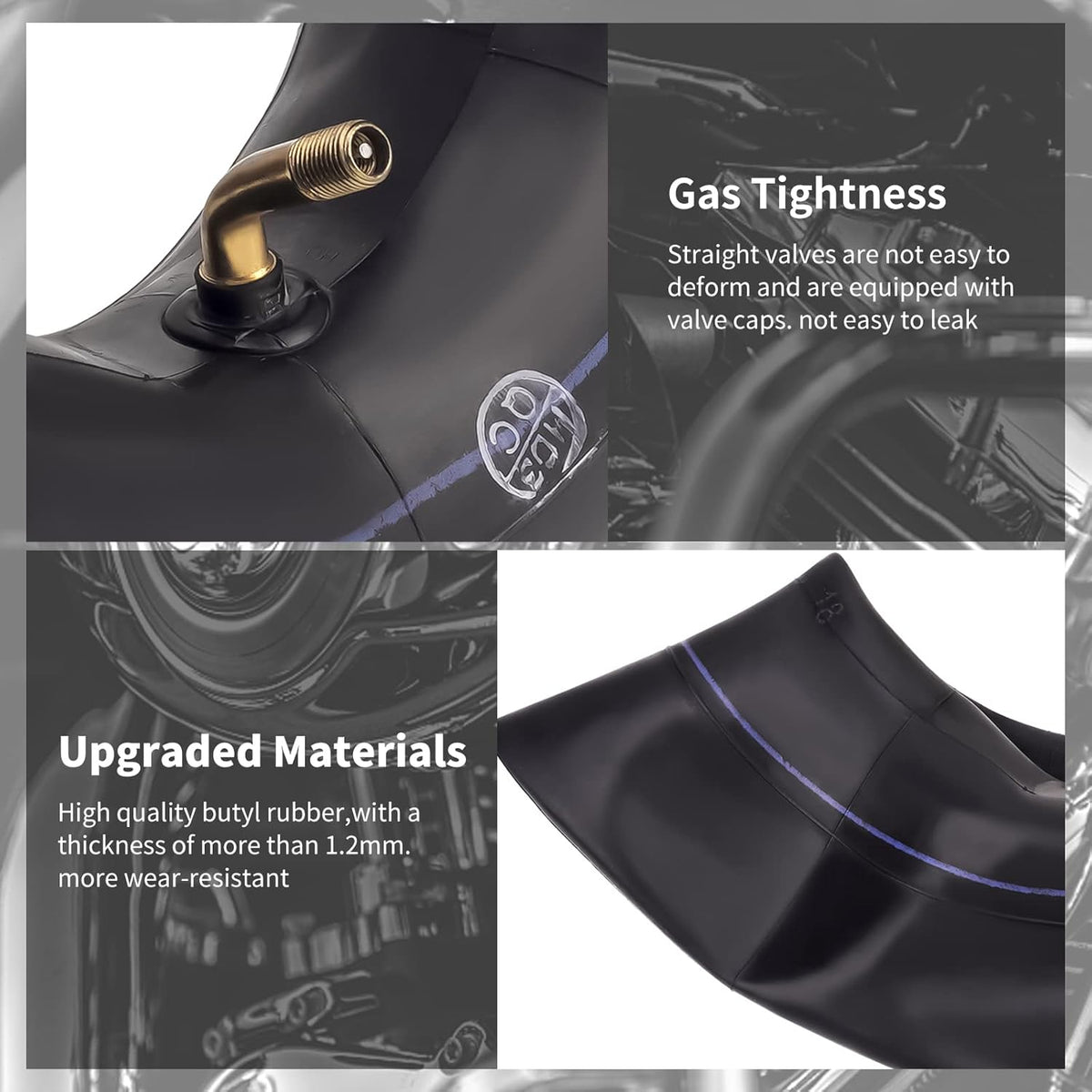 AHL Tire Inner Tubes for 4.10 3.50-4 4.10/3.50-4 Wheelbarrows Tractors Mowers Hand Trucks Dollies