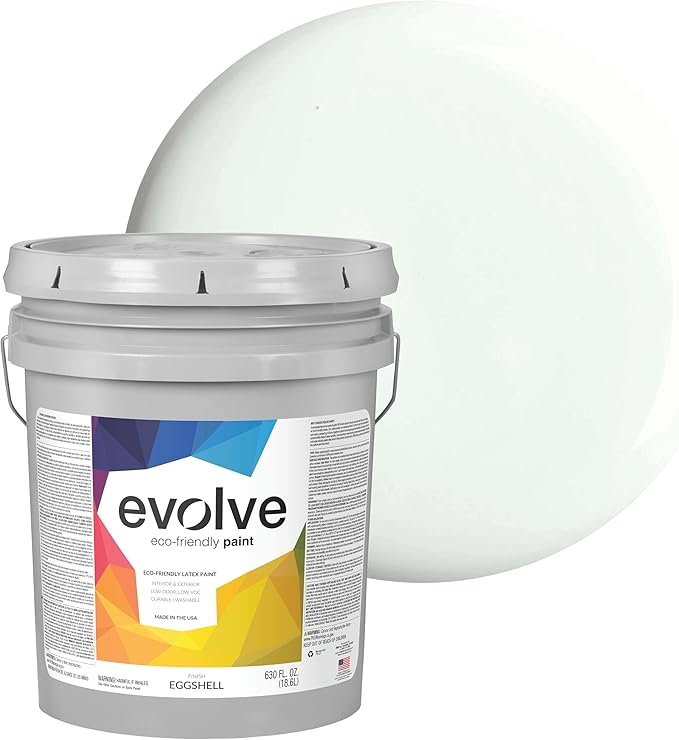 EVOLVE Paint & Primer: Environment-friendly, Low Sheen with One-coat Coverage for Interior &