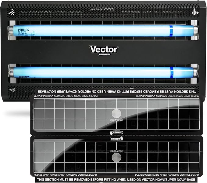 Catchmaster Vector 30, UV Light Fly Traps Indoor for Home, Electric Gnat Traps for House Indoor