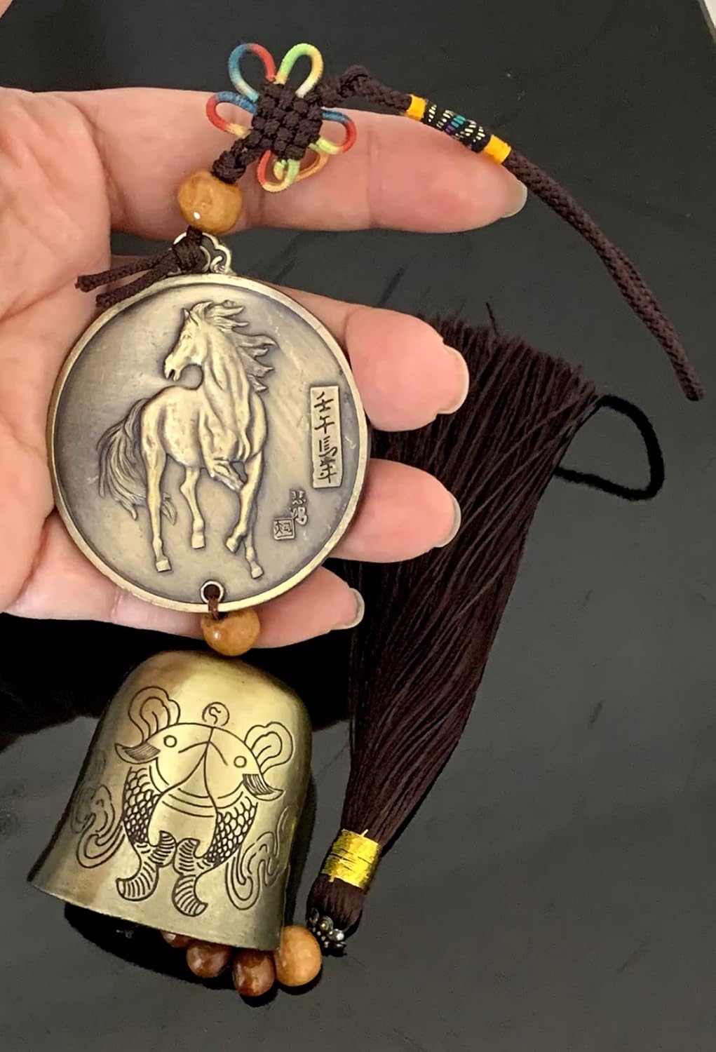 Traditional Lucky Feng Shui Wind Chime Bell Hanging Ornament Decoration for Protection Success