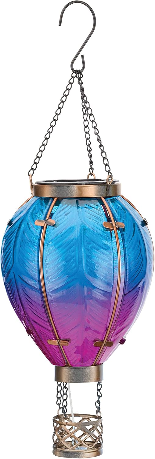 Regal Art & Gift Hot Air Balloon Solar Lantern – Hanging Solar-Powered LED Lights, Waterproof