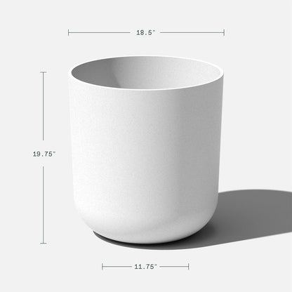 Veradek Mason Series Lima Planter - Round Planter for Indoor or Outdoor Porch/Garden | Made from