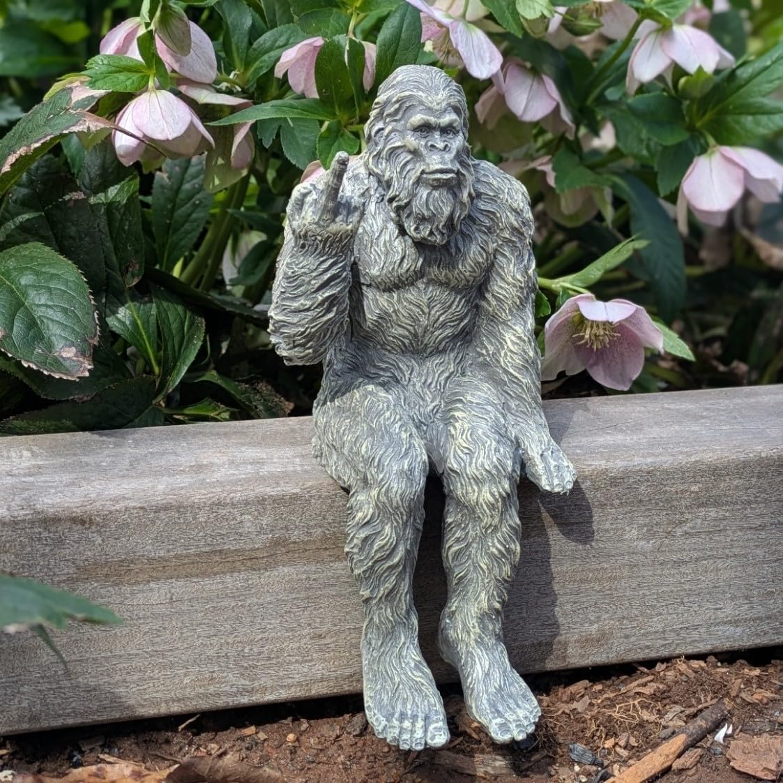 John Bernard & Company Bigfoot The Rude ‘Flipping The Bird’ Sasquatch Yeti Statue/Figurine