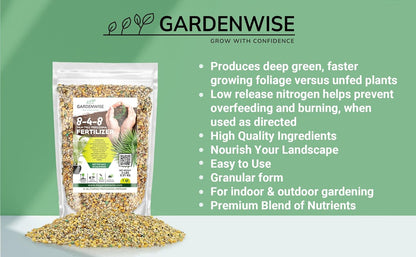 8-4-8 Professional Palm Tree Fertilizer Plant Food; for Indoor Potted Plants and Outdoor Landscape