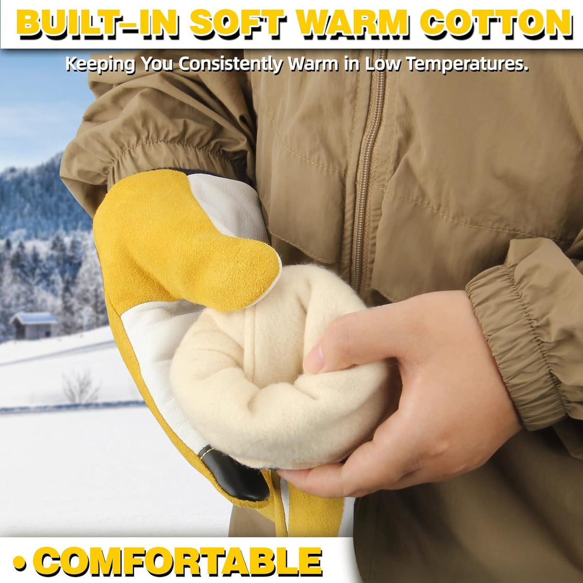 Cactus Gloves Soft Deerskin Women Gardening Glove Thorn Proof for Cacti Handling