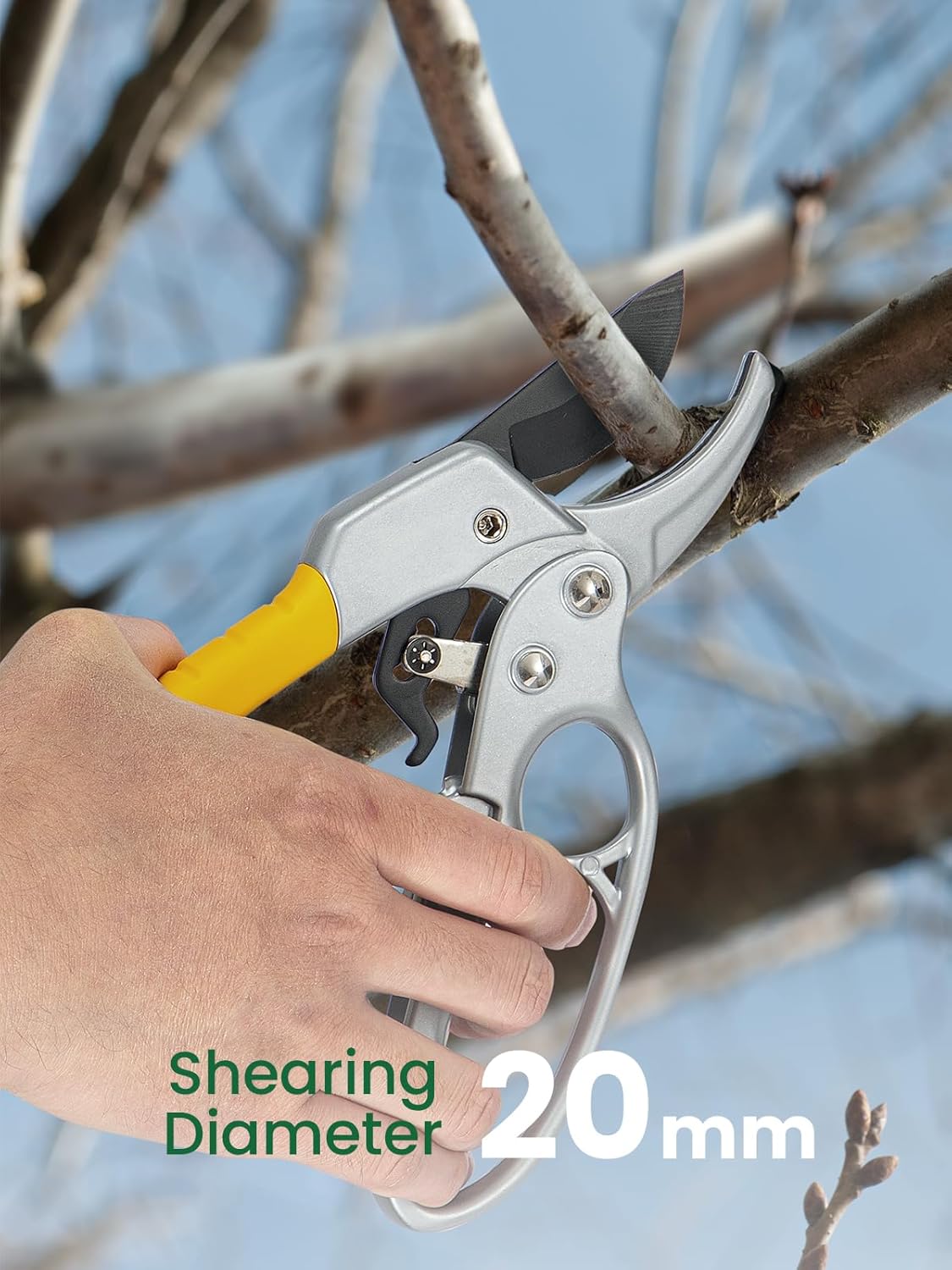 GROWNEER 3 Pack Garden Scissors kit Professional Garden Pruning Shears Stainless Steel Garden