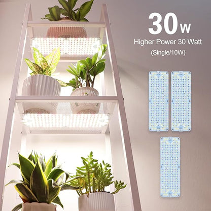 3Pack 2025 Ultra-Thin Panel Grow Lights for Seed Starting, Vegetables, Greenhouse & Under Cabinet &