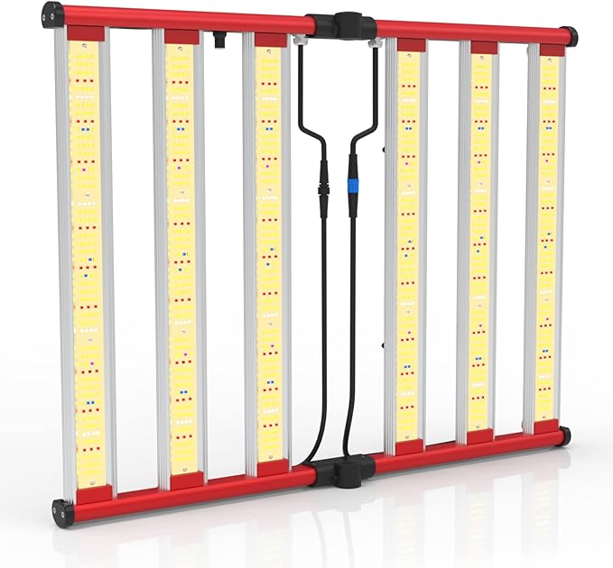 AGLEX 330W Led Grow Lights, Full Spectrum Grow Light with UV IR, Daisy Chain Foldable & Dimmable