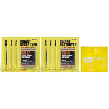 Giant Destroyer Smoke Bomb Gasser – Rodent & Pest Control for Gophers, Moles, Groundhogs & Rats – 8