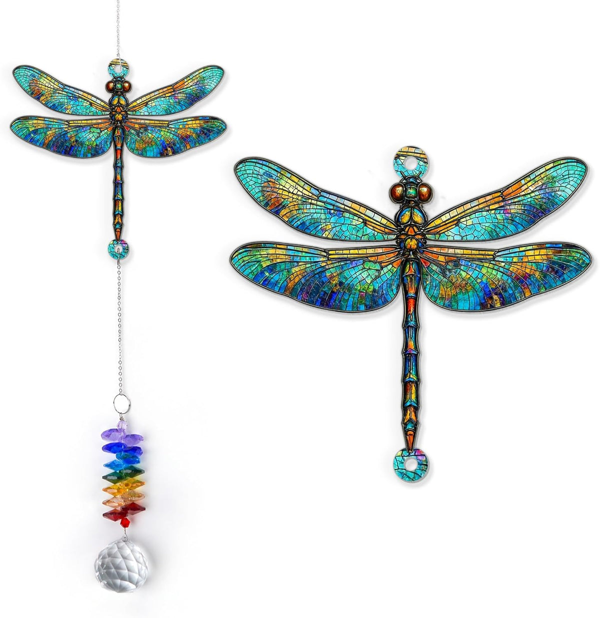 1 Layered Ornament Suncatcher - Dragonfly Gifts - Dragonflies Decor - Christmas Birthday Gifts for