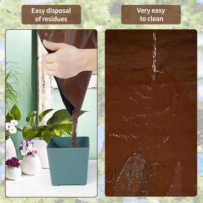 39.5" x 39.5" Extra Large Potting Mat for Indoor Plants Transplanting and Dirt Control Gardening