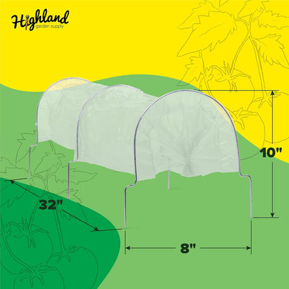 Mini Greenhouse Tunnel Poly Shade Cloth for Garden Hoops Plant Umbrella Cloche Small Greenhouse