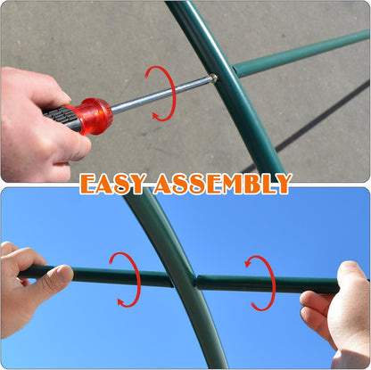 Strong Camel Greenhouse Replacement Frame for 16' X 7' X 7' Larger Hot Garden House , Support Arch