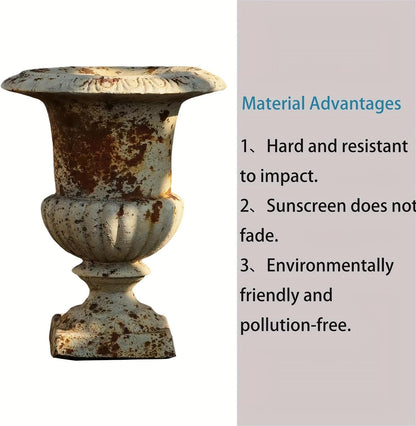 9 inch Retro Planters Urn Outdoor Planters Indoor Decor - Vintage Pots Tree Planter for Outdoors