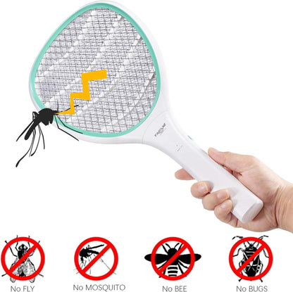 Faicuk Handheld Bug Zapper Racket Electric Fly Swatter