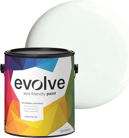 EVOLVE Paint & Primer: Environment-friendly, Low Sheen with One-coat Coverage for Interior &