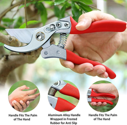 Kynup Pruning Shears, Gardening Scissors, Pruners for Gardening, Garden Grass Clippers Hand Hedge