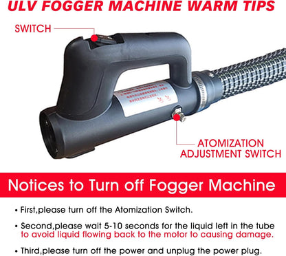 SWANSOFT 7L(1.85 Gallon) ULV Fogger Machine, Electric Atomizer Sprayer, Portable Foggers Machine
