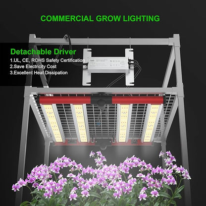 AGLEX 240W LED Grow Lights UV IR Grow Lights for Indoor Plants with 780PCS Diodes Daisy Chain