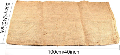 KEILEOHO 6 Pack 40 X 24 Inch Burlap Bags, Planting Growing Bag, Large Potato Sack, Burlap Bag for