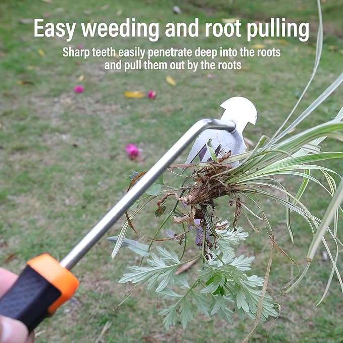Weed Puller Tool, 2023 New Durable Garden Weed Pulling Tool, Portable Garden Weeder Tool for
