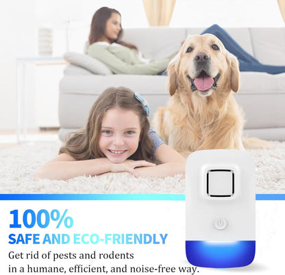 Ultrasonic Pest Control Repeller Plug in, Electronic Rodent Repellent for Indoor Home, Mosquito