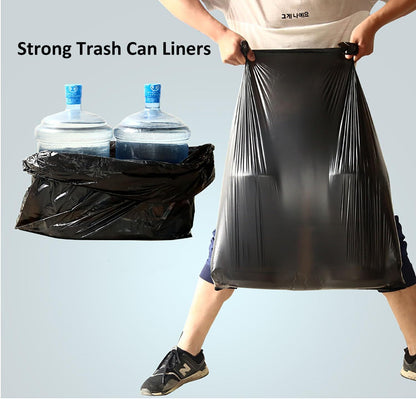 45 Gallon Trash Bags 1.8 Mil -39.3''x47.2'' Pack of 50 Thick Large Heavy Duty Multi-Use Garbage