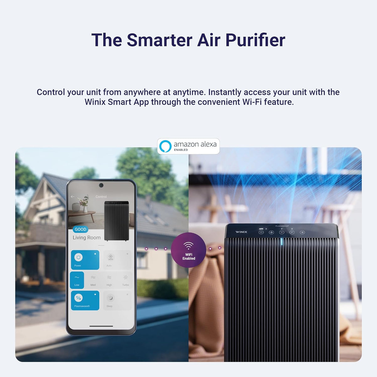 WINIX 5510 Air Purifier (New Generation of 5500-2 with App Support) for Home Large Room Up to 1881