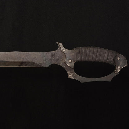 SV Handmade cast Manganese Steel Chopping Blade Sword, Full Tang, Outdoor, Hunting, Camping