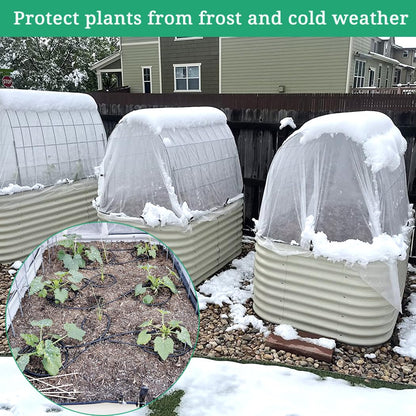 LHongL Plant Covers Freeze Protection with Ultra Fine Mesh Reusable Floating Row Cover for Plants