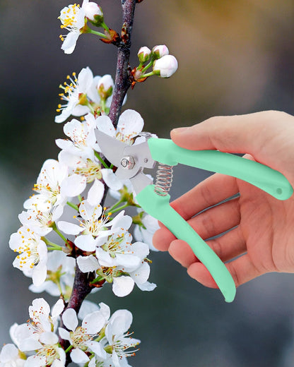 Pruning Shears for Gardening, 4 Pack Garden Scissors for Cutting Fresh Flowers, Floral Clippers for