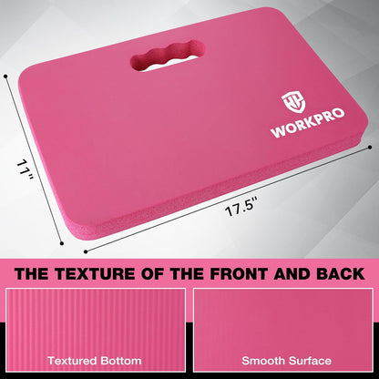 WORKPRO Extra Thick Kneeling Pad, Soft Foam Cushioning for Knee, Large Foam Kneeler Mat for