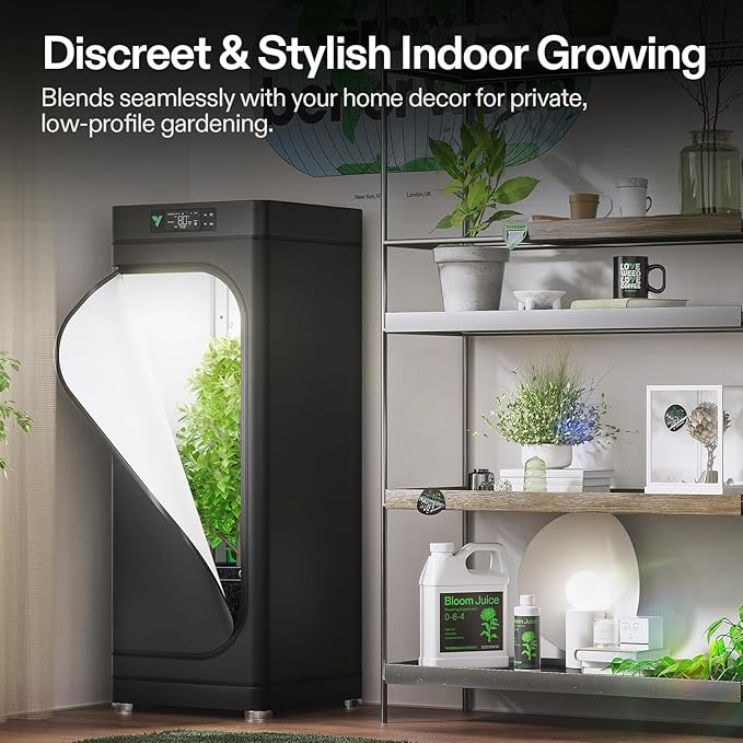 VGrow All-in-One Smart Grow Box, Professional System with Samsung LM301H EVO Grow Light, Advanced