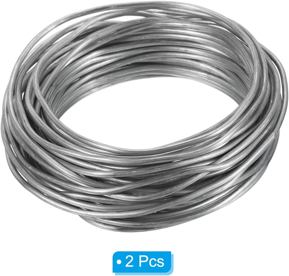 PATIKIL 2.5mm Bonsai Training Wire, Floral Wire Stems Anodized Aluminum Tree Wire 32.8 Feet Total