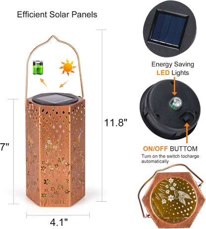Gifts for Women Men Mom Hummingbird Solar Lights Outdoor - Christmas Decorations, Mothers Day
