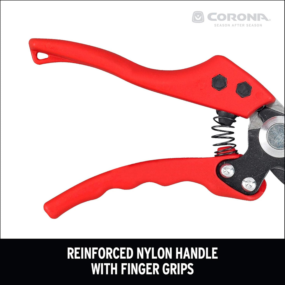 Corona BP 4180 Non-stick Steel Angled Bypass Hand Pruner - 5/8 inch Cut Capacity Stem and Branch