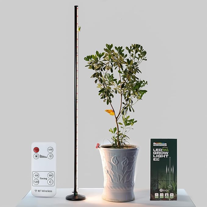 Plant Grow Lights Indoor – 64.5'' Tall Full Spectrum Plant Growing Lamps with 660nm, 3000K & 6000K