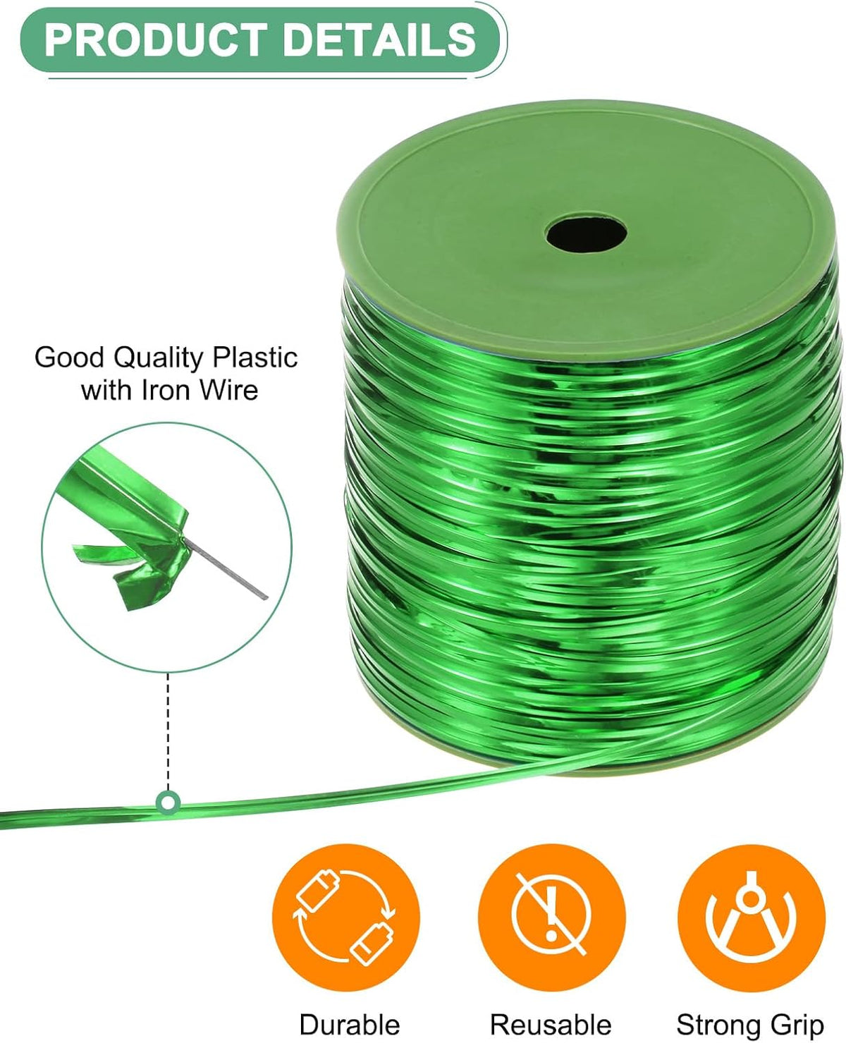 Metal Twist Ties, 500 Yards Metallic Twists Tie Bread Twisty-Ties for Party Decoration/Garden