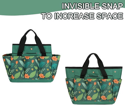 Garden Tool Bag, Portable Garden Tote Bag with Handle, Oxford Garden Tool Organizer Bag, Ideal