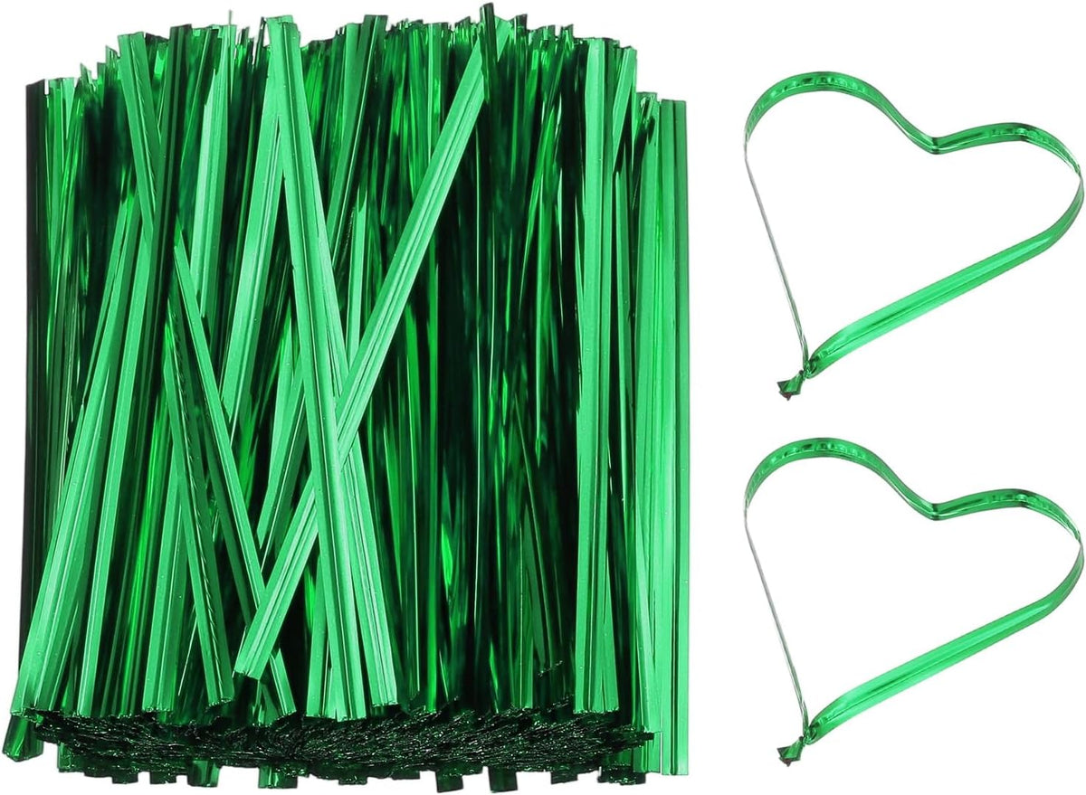 PATIKIL Bag Twist Ties 4 Inch, 800 Pcs Metallic Bread Ties for Treat Plastic Bags Gift Wrapping
