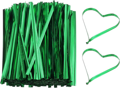 PATIKIL Bag Twist Ties 4 Inch, 800 Pcs Metallic Bread Ties for Treat Plastic Bags Gift Wrapping