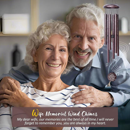 Memorial Gifts for Loss of Wife, 25''Memorial Wind Chimes of Sympathy Gifts for Loss of Wife
