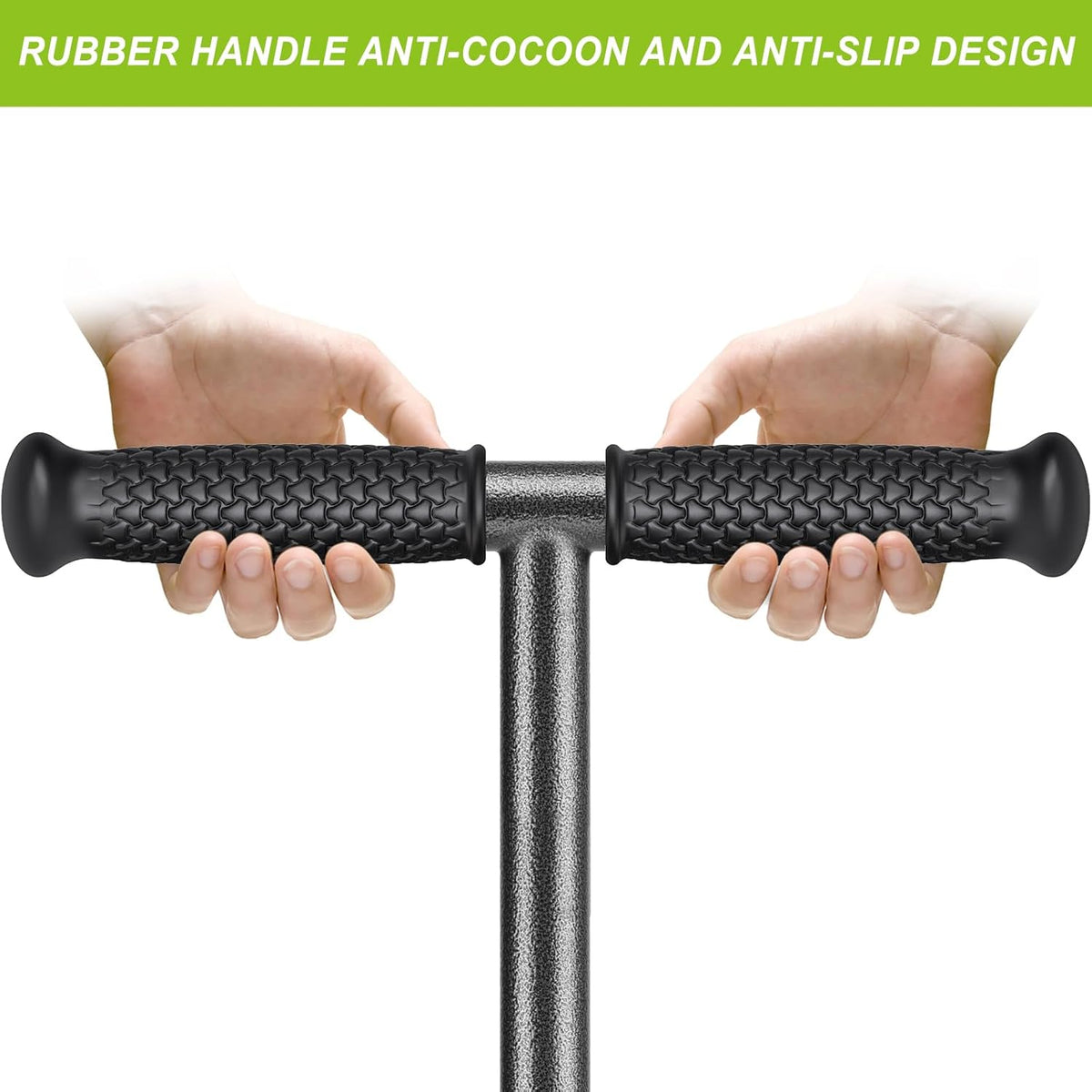 Dolibest Lawn Coring Aerator, Manual Lawn Aerator, 3 Stainless Steel Corer Plug Aerator with Soft