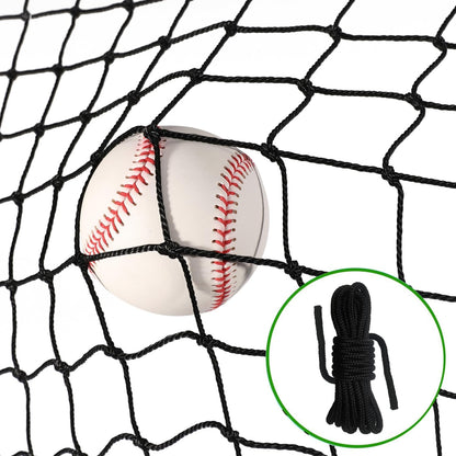 Baseball Softball Backstop Nets, Heavy Duty Sports Netting Barrier #18 Baseball Netting