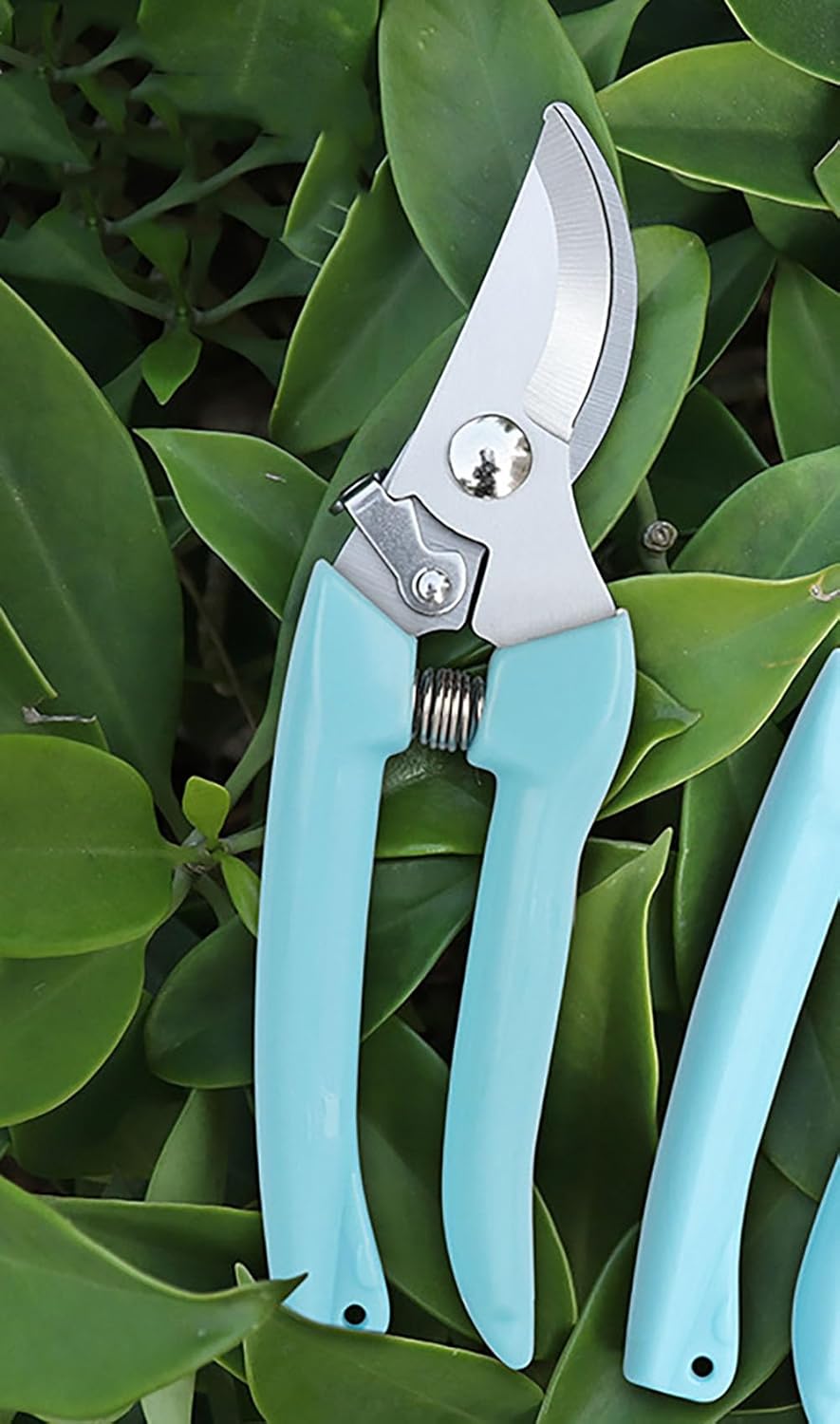 Blue Garden Flower Shears Pruning Shears 6.9 inches Scissors Heavy Duty Plant Scissors for Cutting