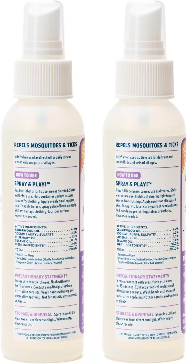 Wondercide - Mosquito, Tick, and Insect Repellent with Natural Essential Oils - DEET-Free Bug Spray
