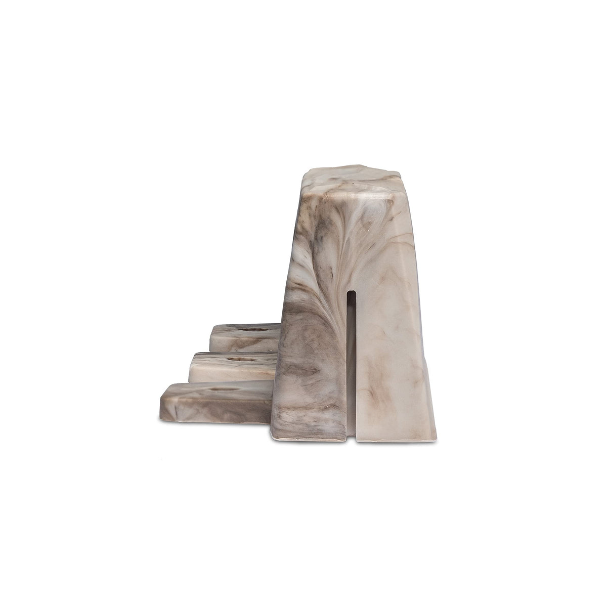 EasyFlex No-Dig Landscape Edging with Anchoring Spikes, 2.7 in. Tall Decorative Stone-Look Garden