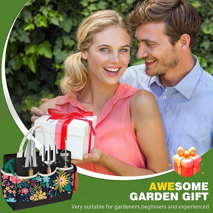 22Pcs Gardening Tools Set for Women Heavy Duty Garden Hand Tool Kit Gardener Gifts for Beginner