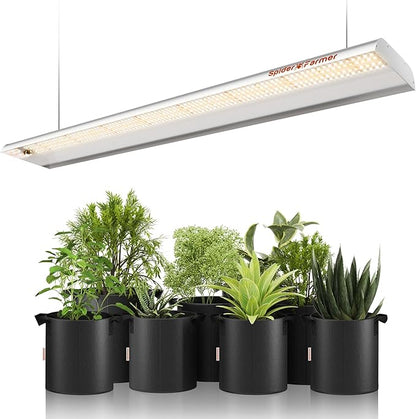 Spider Farmer SF600 LED Grow Lights 2x4 ft Coverage Sunlike Full Spectrum Plant Growing Lamp for