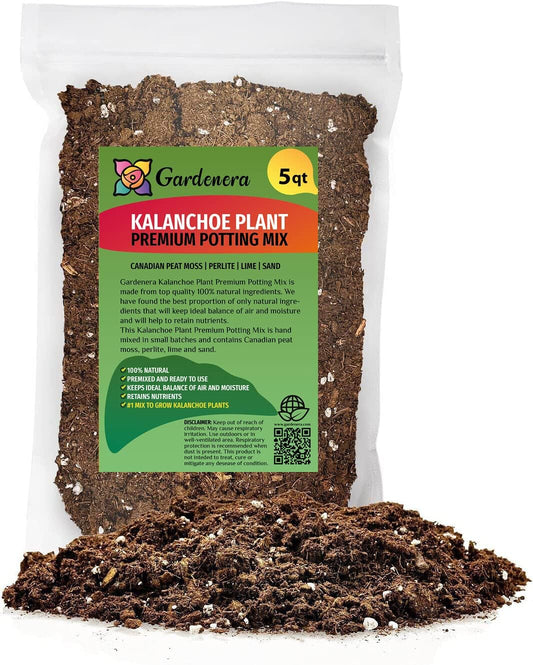 Gardenera Kalanchoe Plant Premium Potting Mix - Unleash The Full Potential of Your Plants with The
